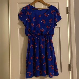 Fox print dress from ModCloth 🦊